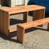 outdoor bench and table set - Image 2